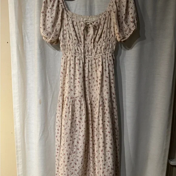 Valencia Dress- Blush Floral - Picture 1 of 5
